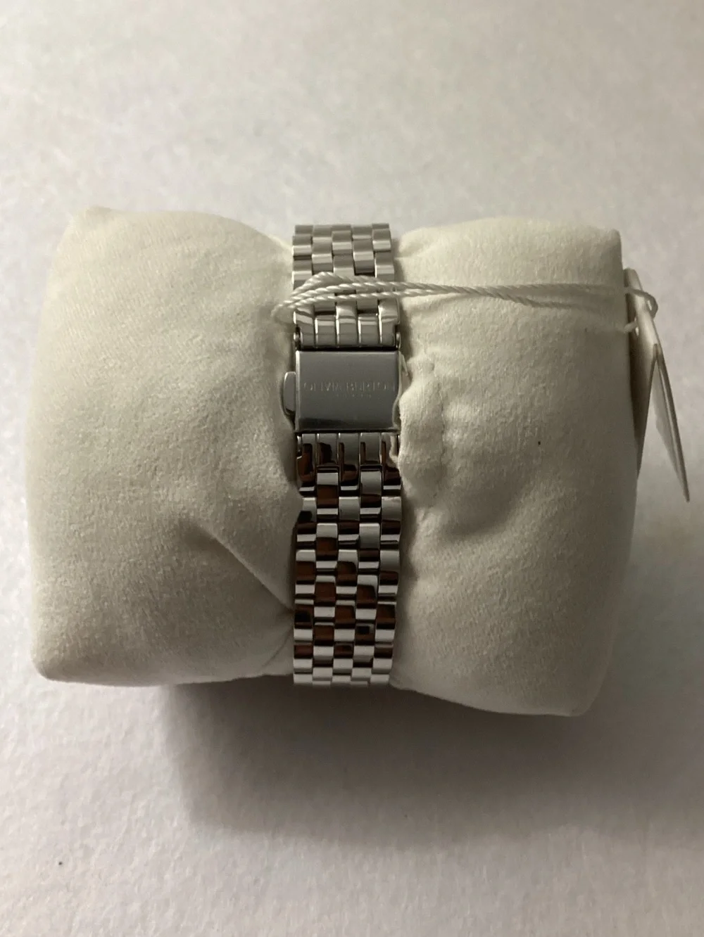 Olivia Burton London Grosvenor Silver Stainless Steel Watch 28mm
